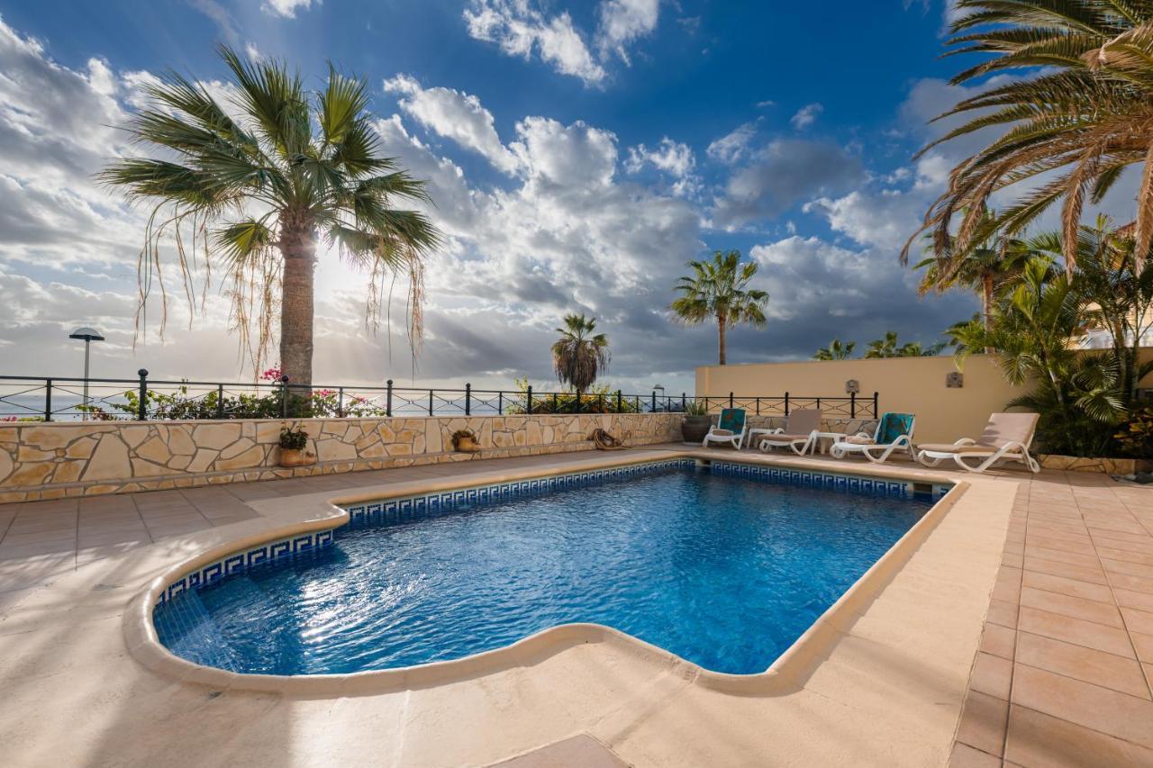 Villa Faya On The First Ocean Line With New Heated Pool Los Cristianos  Eksteriør billede